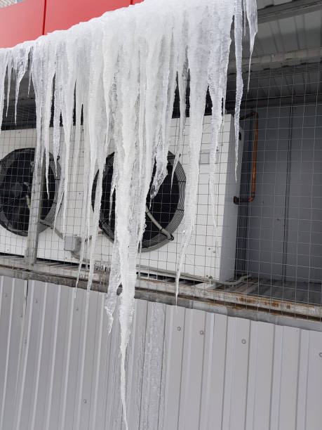 istock icicles hanging on the air conditioner 1129599040