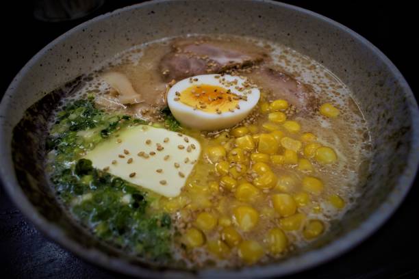 istock Butter Corn Ramen in Sapporo, Hokkaido, Japan 1129599380