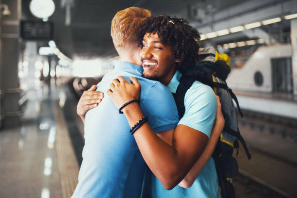 istock I'm so glad to see you again. 1129603950