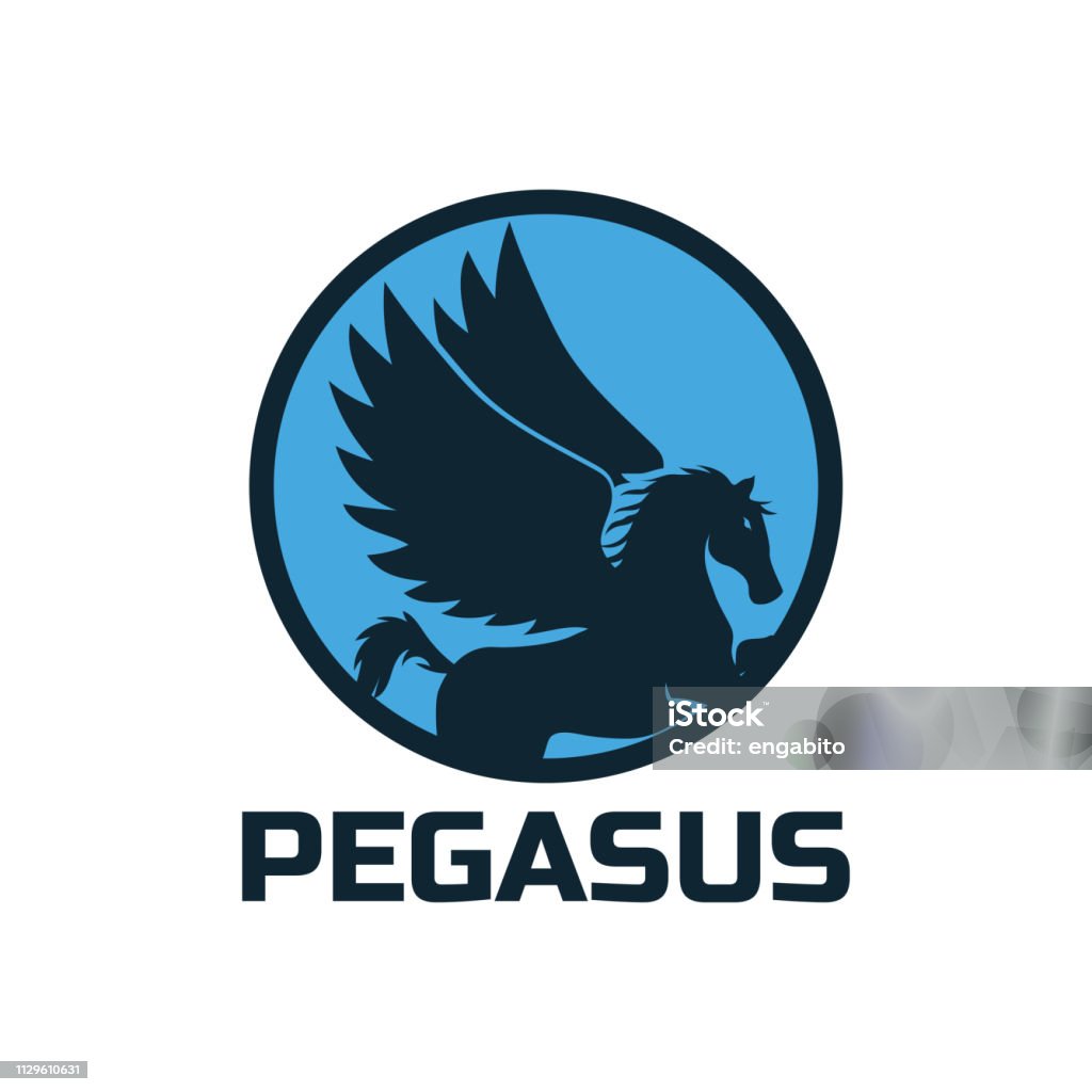 pegasus insignia for your business, vector illustration Logo stock vector