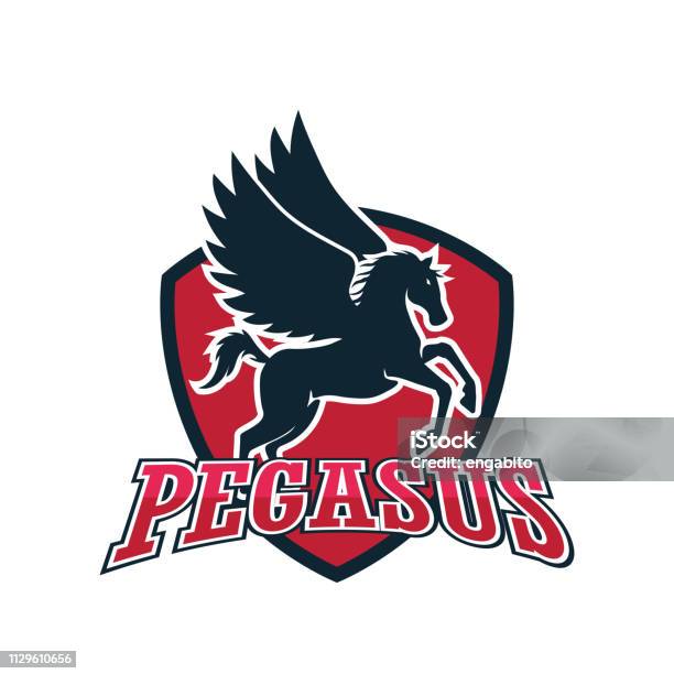Pegasus Insignia For Your Business Vector Illustration Stock Illustration - Download Image Now