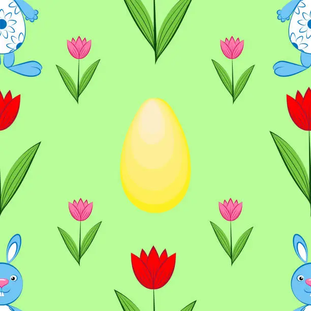 Vector illustration of Pattern Easter motives