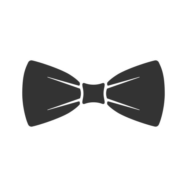 muszka - bow tie stock illustrations