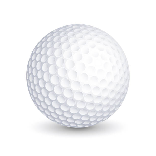 Golf ball vector illustration Golf ball vector illustration golf ball stock illustrations