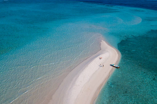 istock Maldives aerial view panorama landscape sandy beach 1129622877