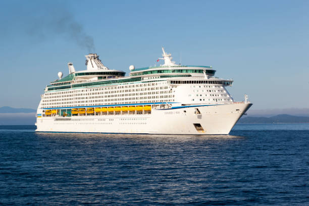 Cruise Ship in Victoria  Canada stock photo