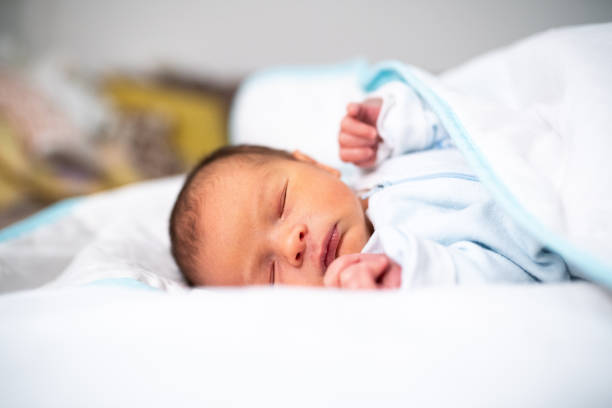 istock Baby boy sleeping like an angel 1129631530