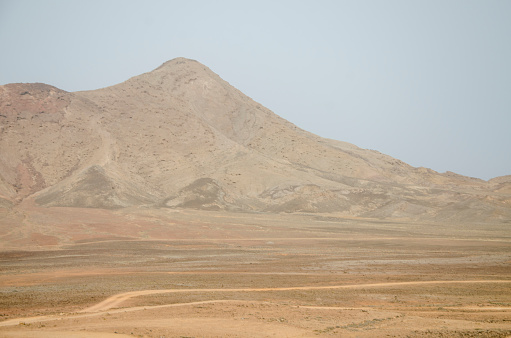 The nature on Sal is very arid due to the strong winds bringing Sahara sand to the island.