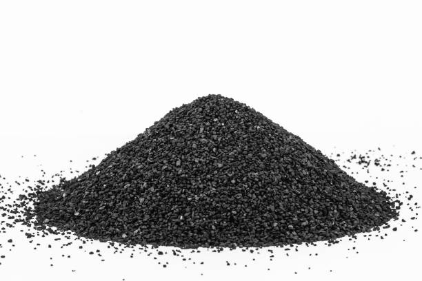 istock SIAC (Silver Impregnated Activated Carbon). SIAC in the water filter isolated on white background. 1129637341