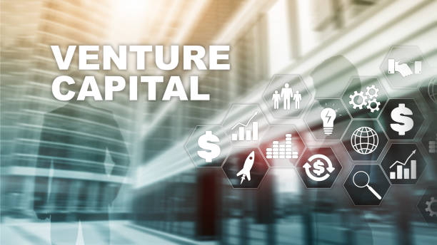 istock Venture Capital on Virtual Screen. Business, Technology, Internet and network concept. Abstract background. 1129639267