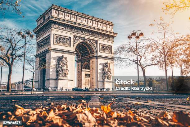 Arc De Triomphe Stock Photo - Download Image Now - Paris - France, Arc de Triomphe - Paris, Triumphal Arch