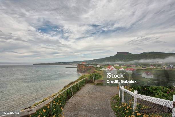 Village Of Percé Stock Photo - Download Image Now - Canada, Forest, 2014