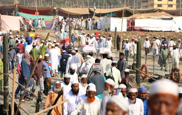 istock Muslim devotees have started arriving at Biswa Ijtema in Bangladesh 1129649664
