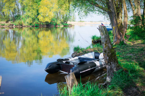 istock boat on the lake 1129653116