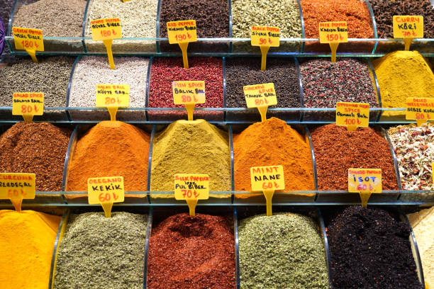 istock Various spices in Turkish spice bazaar in Istanbul - Turkey 1129654832