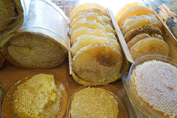 istock Natural comb honey, Turkish organic Karakovan Honey 1129655384