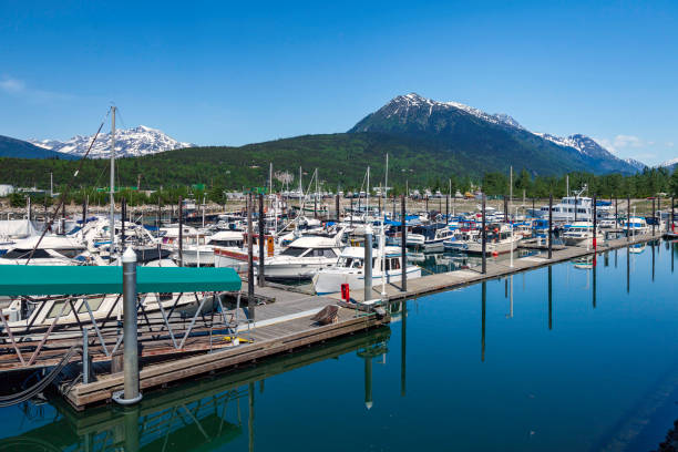 istock Marina at Skagway Alaska 1129657199