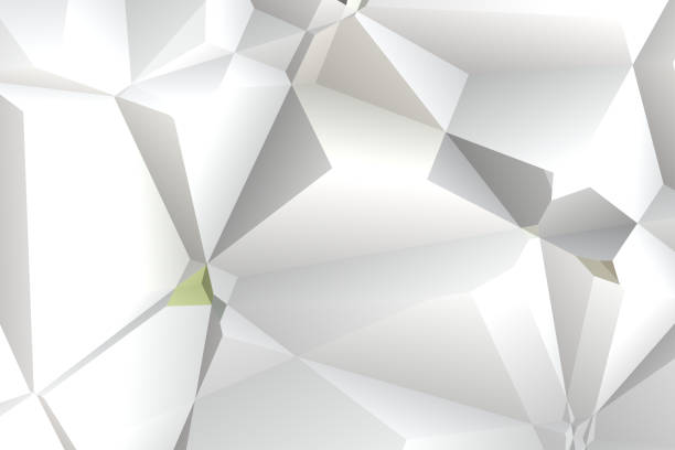istock Abstract background of polygons on white background 1129659141