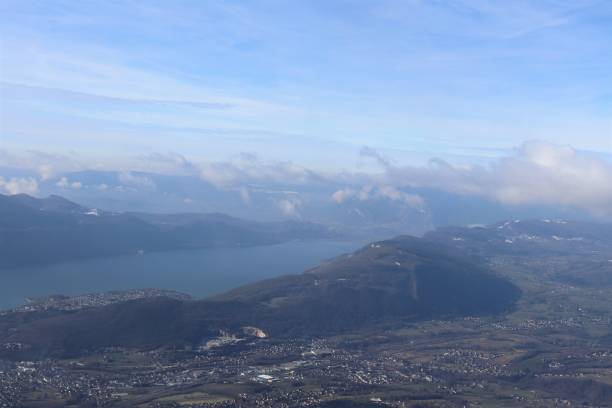 istock LAC DU BOURGET SEEN FROM THE REVARD - AIX LES BAINS - SAVOIE 1129663353