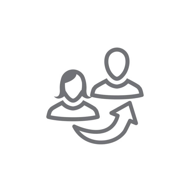 Referral Job Reference Icon with recommendations, performance review, etc ideas Referral Job Reference Icon with recommendations, performance review, & etc ideas multi level marketing stock illustrations