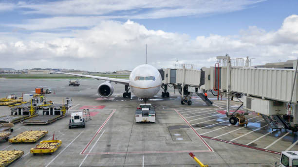 istock Ground operation at an airport 1129678436