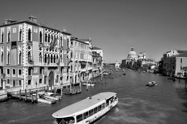 A picture of Venice in monochrome