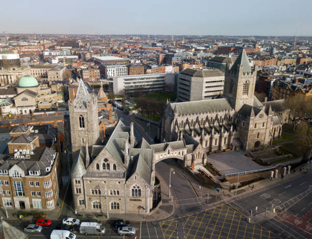 istock Christ Church Cathedral aerial view 1129685260