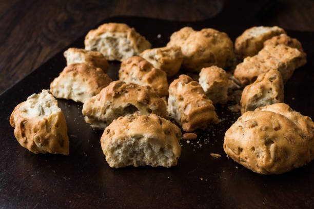 istock Turkish Style Crispy Crunchy Gevrek Galeta with Kernel / Sunflower Seeds / Cantucci 1129693120