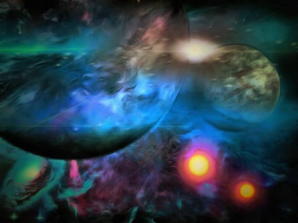 istock Exo-Solar Planet Painting 1129695043