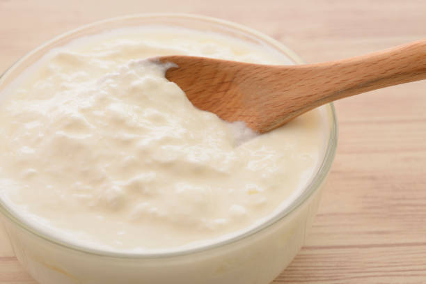 istock Close-up of yogurt 1129698107