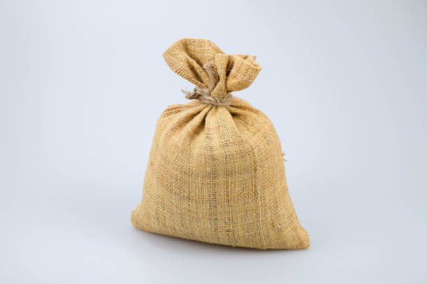 istock Close-Up Of Sack Against White Background 1129702413