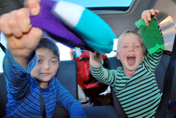 istock Car Travel with Children 1129705193