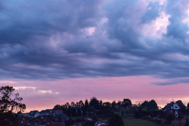 istock Puerto Varas at dusk, Chile. 1129709659