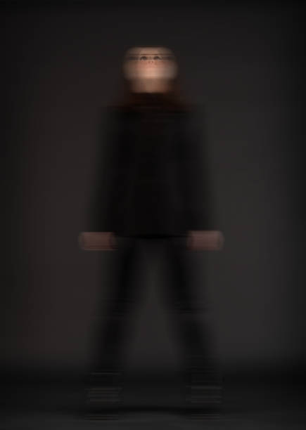 istock Boxing woman, in business suit 1129713587