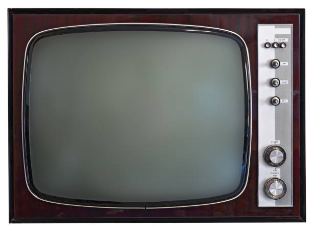 istock Close-Up Of Old Television Set 1129715161