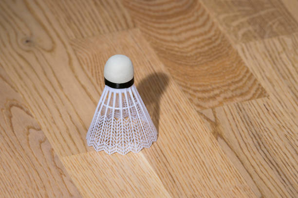 istock High Angle View Of Shuttlecock On Wooden Table 1129716816