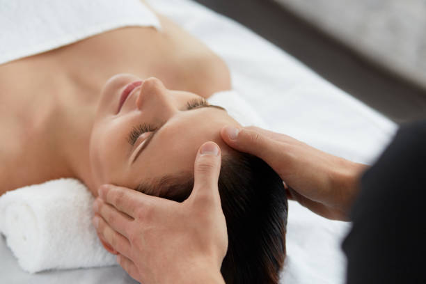 istock Relaxation, beauty, body and face treatment concept. 1129717268