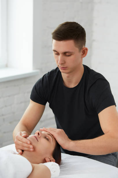 istock Relaxation, beauty, body and face treatment concept. 1129717336