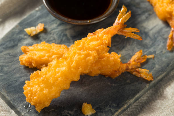 istock Homemade Deep Fried Shrimp Tempura 1129718465