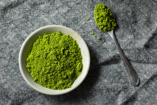 istock Organic Green Tea Matcha Powder 1129718579