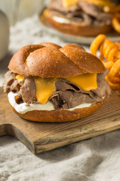 istock Homemade Roast Beef and Cheddar Sandwich 1129718681