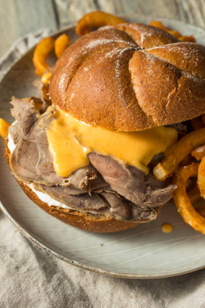 istock Homemade Roast Beef and Cheddar Sandwich 1129719924