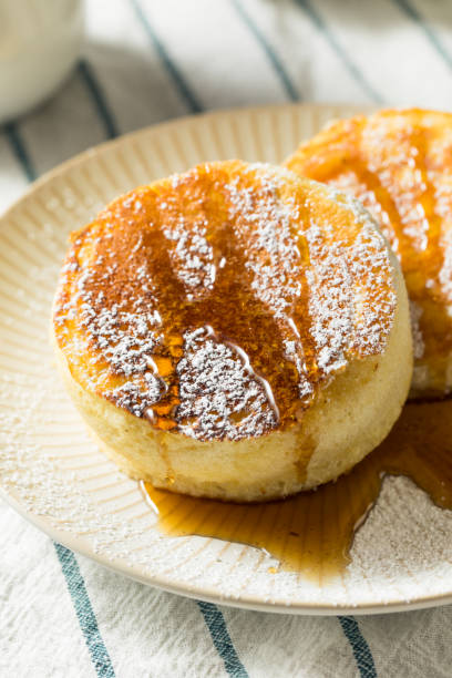 istock Homemade Fluffy Japanese Pancakes 1129720727