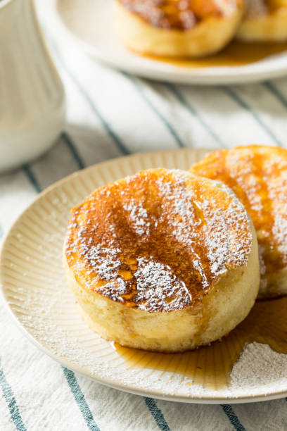 istock Homemade Fluffy Japanese Pancakes 1129720763
