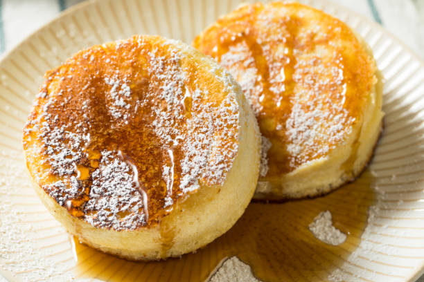 istock Homemade Fluffy Japanese Pancakes 1129721720