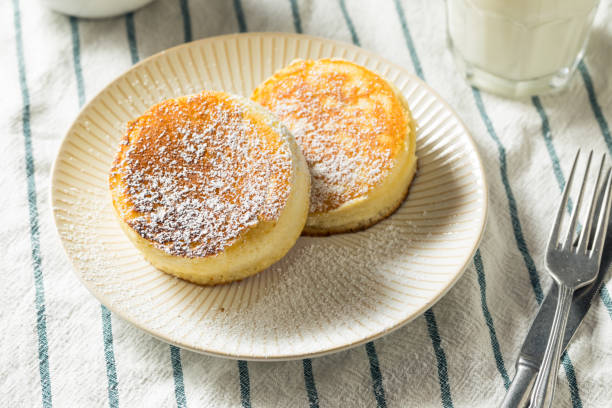 istock Homemade Fluffy Japanese Pancakes 1129721821