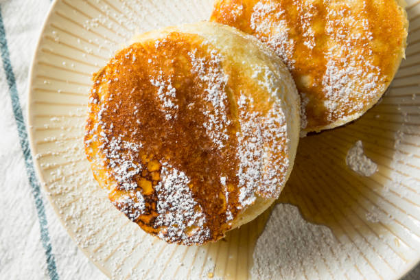 istock Homemade Fluffy Japanese Pancakes 1129721947