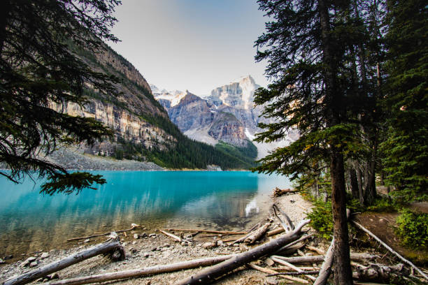 istock Moraine Lake in Canada 1129727565
