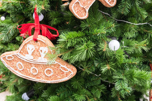 istock cookies at Christmas on Christmas tree. 1129737207
