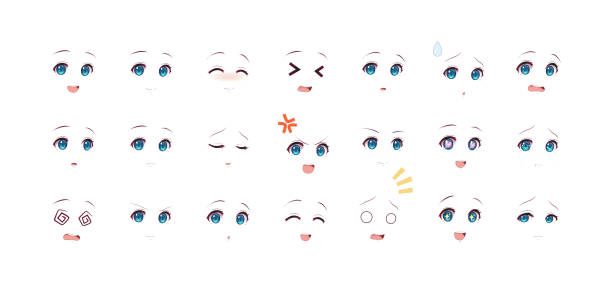 Ilustración de Ojos De Emociones De Las Chicas De Anime y más Vectores Libres de Derechos de Estilo manga - Estilo manga, Ojo, Viñeta - iStock Ilustración de Ojos De Emociones De Las Chicas De Anime y más Vectores Libres de Derechos de Estilo manga - Estilo manga, Ojo, Viñeta - iStock